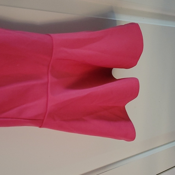 New XL Cha Cha Flounce Hot Pink Barbie Stretch Pull On Pants Dance Party Sexy - Picture 4 of 7